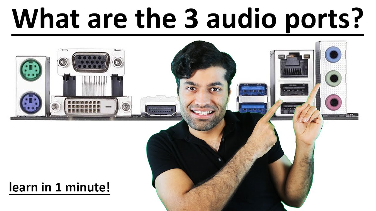Jakie są 3 porty audio w moim komputerze?