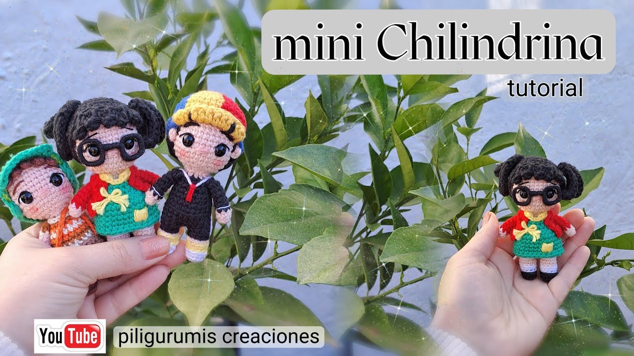 Mini chilindrina amigurumi ( colección la vecindad del chavo ) ✅️