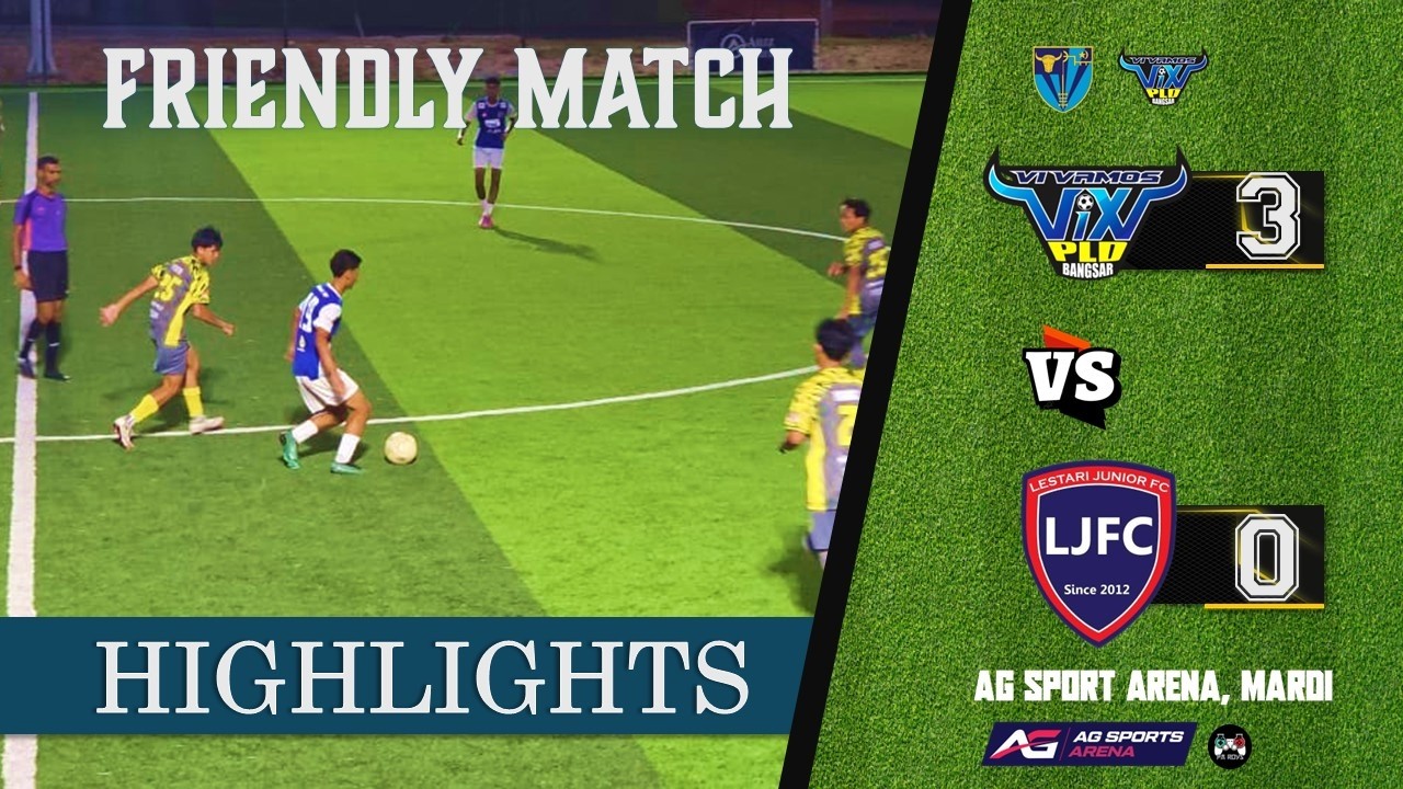 Friendly Match: VIXI U15 (3) VS (0) Lestari Junior FC, AG Sport Arena, Mardi