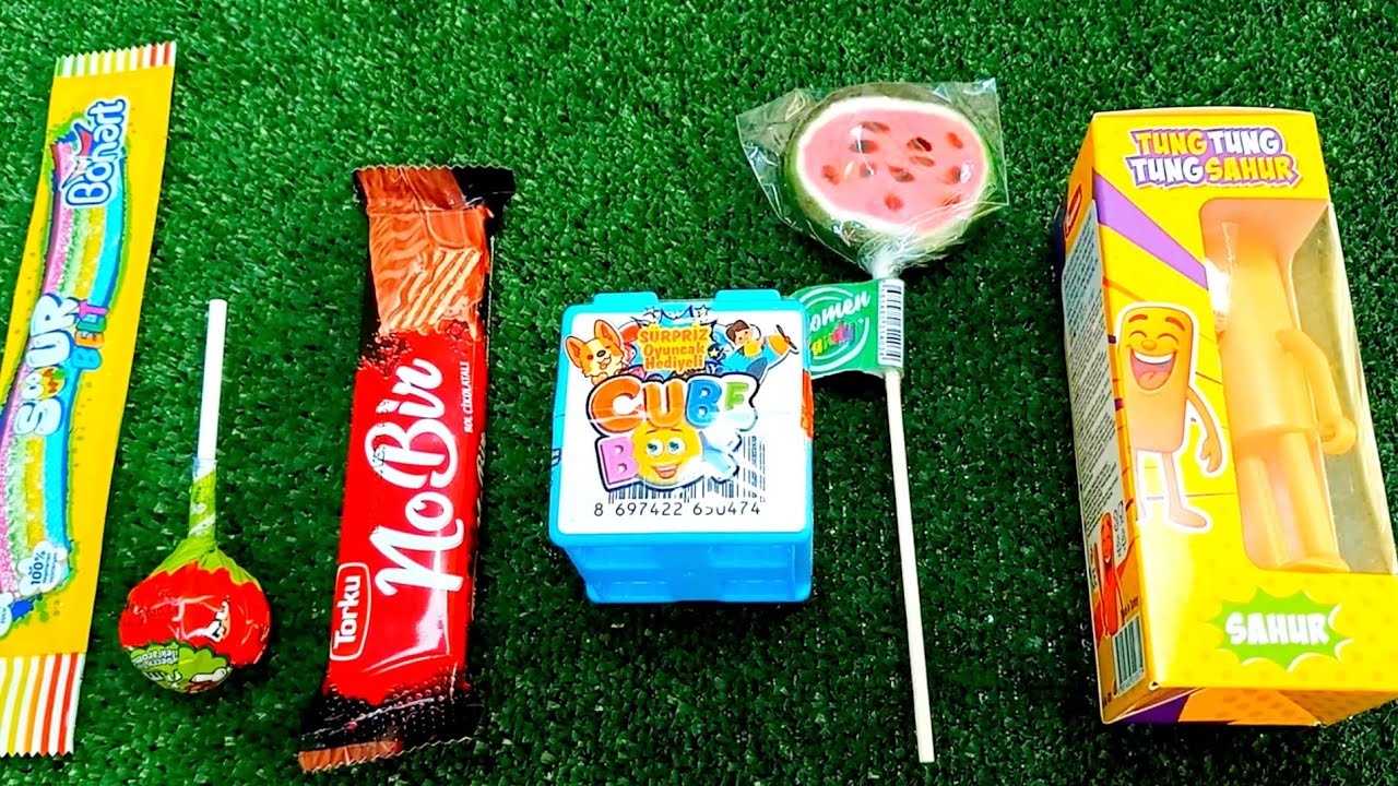 Candy ASMR Satisfying video Asmr Lollipops candy and chocolate Yummy candy Unboxing 
