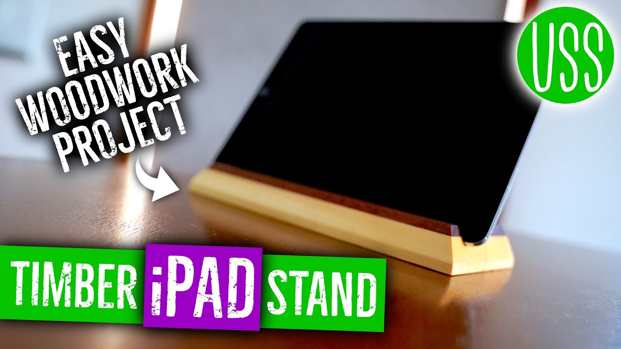 Elegant Timber iPad Stand | Simple Weekend Woodworking Project