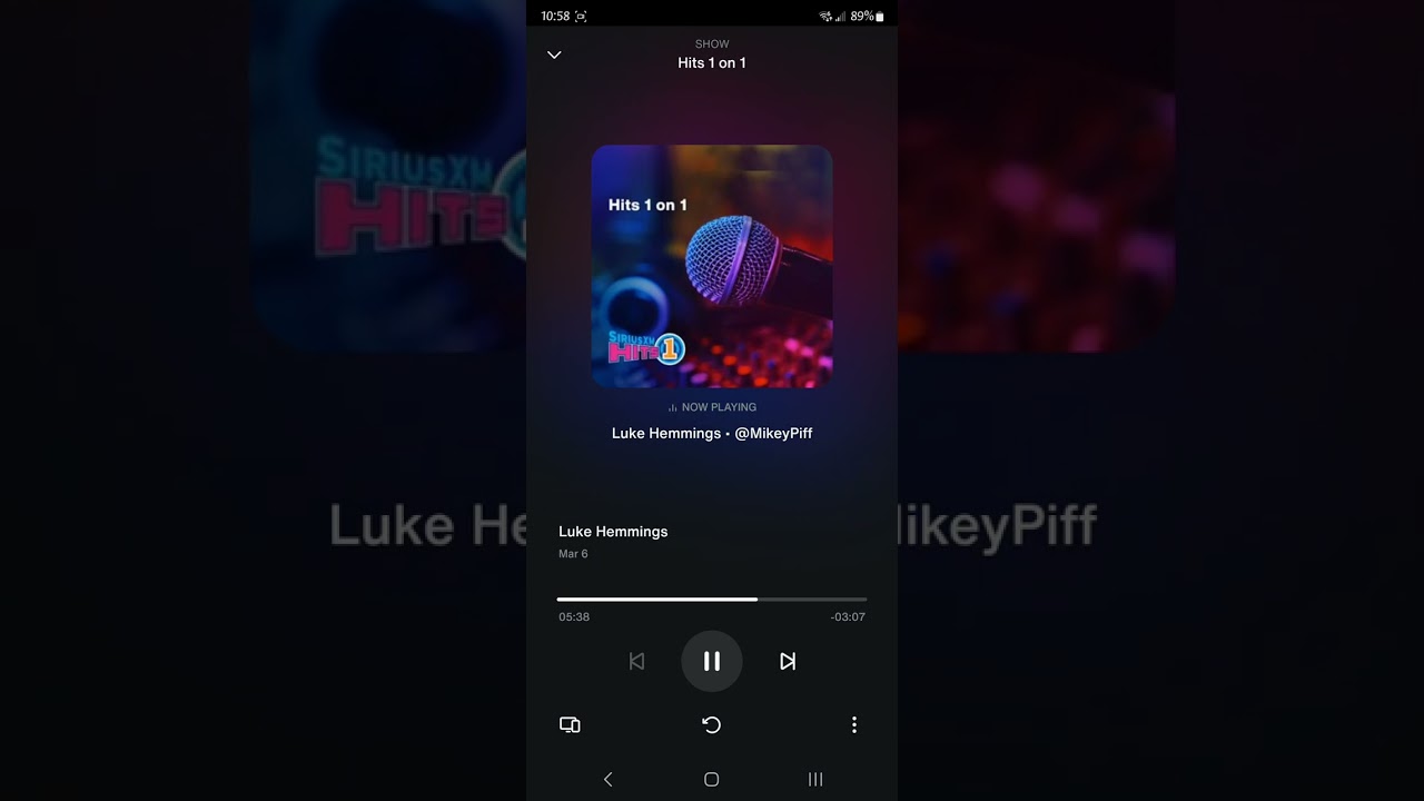 Luke Hemmings On SiriusXM 1 with Mikey Piff to Promote Single Shakes!!!!!