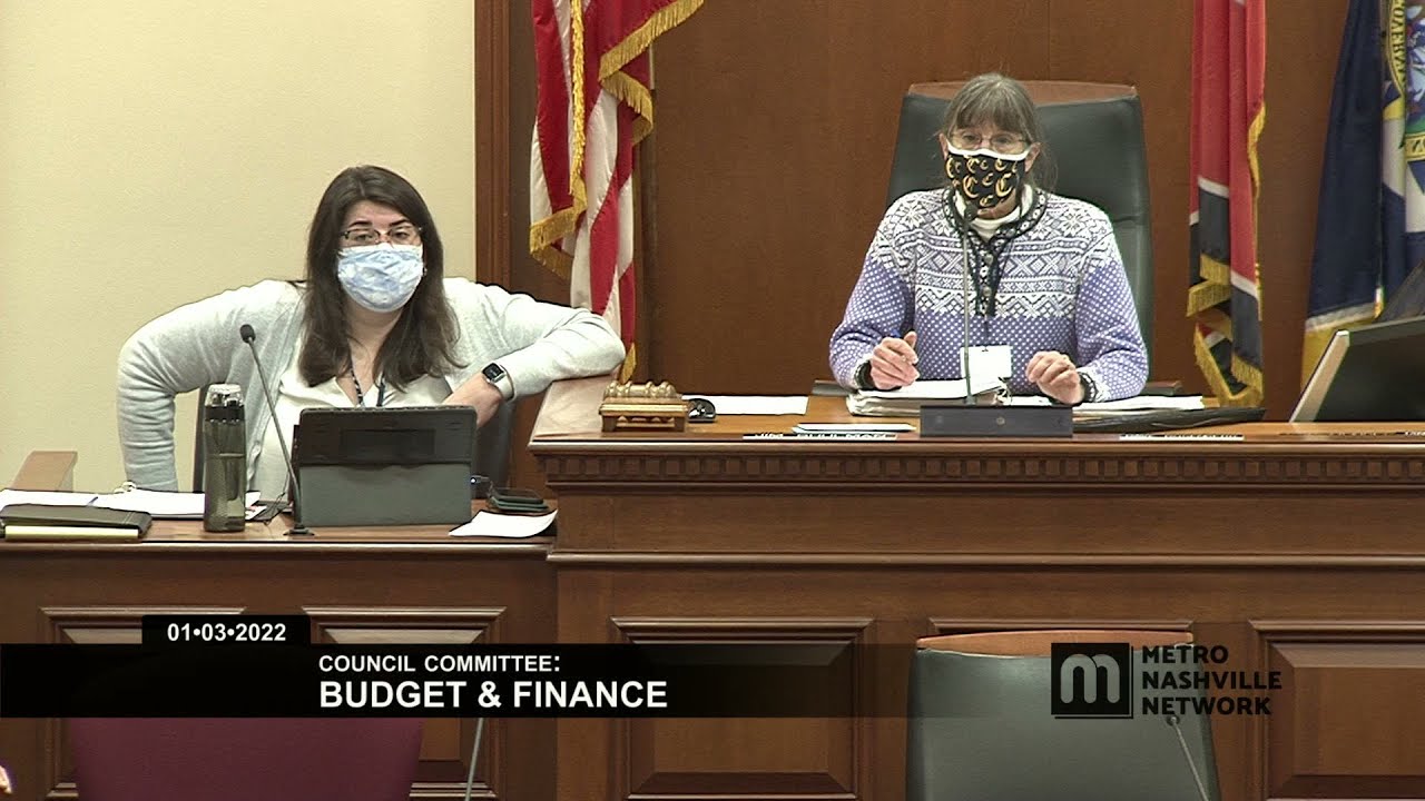 01/03/22 Council Committees: Budget & Finance
