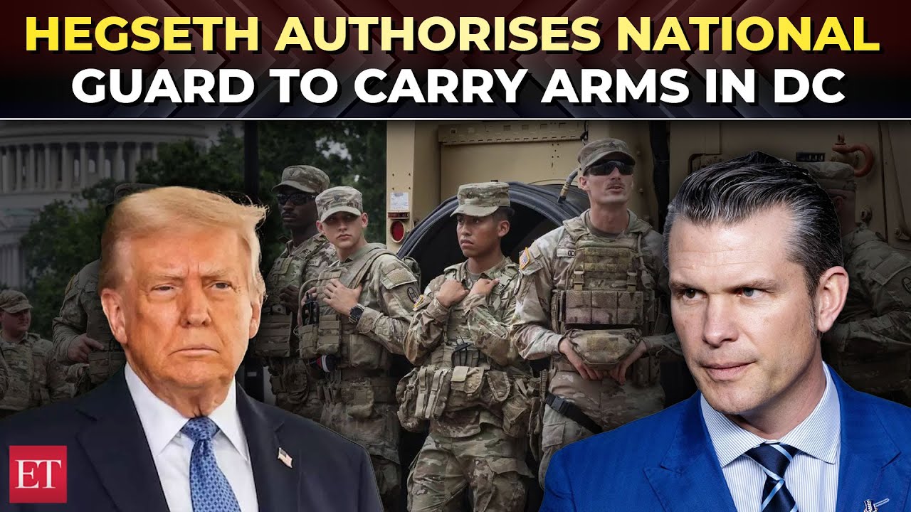 Pete Hegseth arms 2000 National Guard troops in DC | Washington crime crackdown
