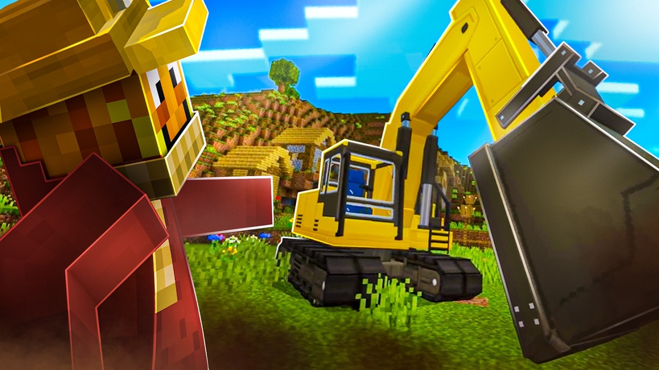 Minecraft, aber mit BAGGERN