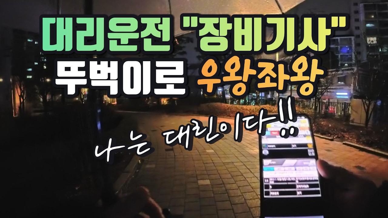 뚜벅이가 되면 생기는일 갈피를 못잡고 우왕좌왕 대리운전도 서비스다 기본좀 지킵시다 ep.38