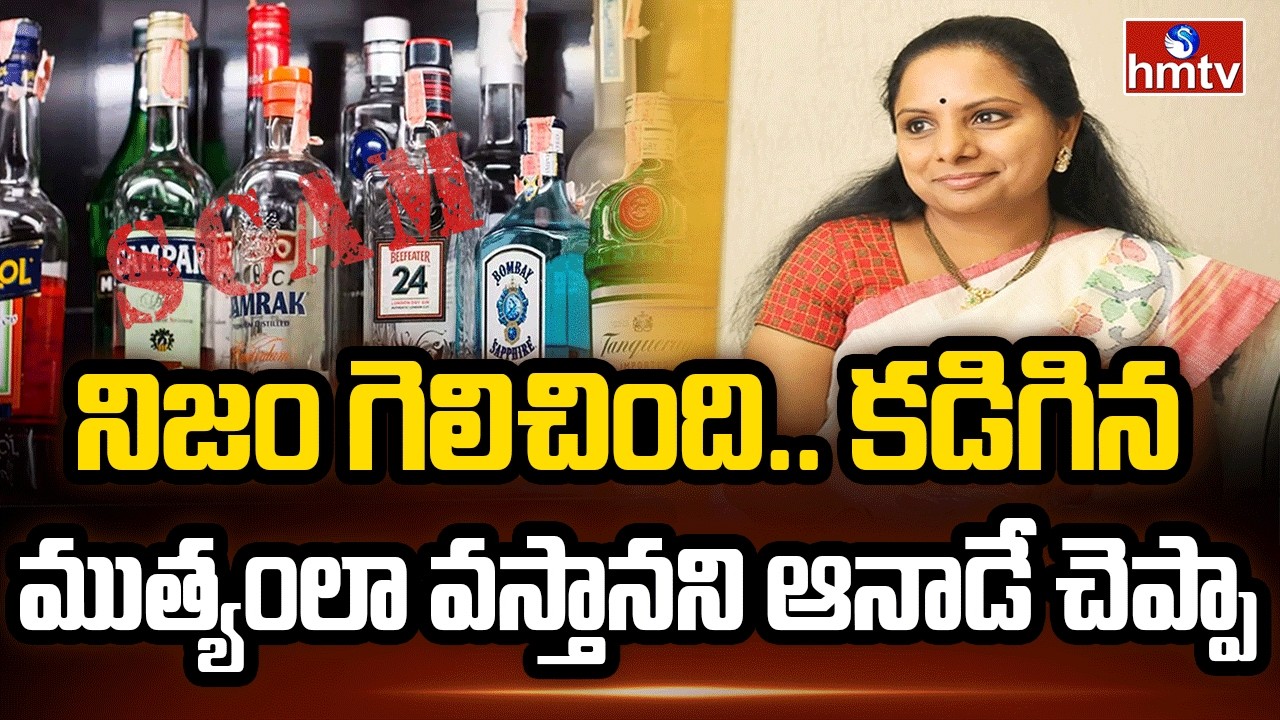 నిజం గెలిచింది.. కడిగిన ముత్యంలా వస్తానని ఆనాడే చెప్పా | Kavita |Delhi liquor scam Case | hmtv