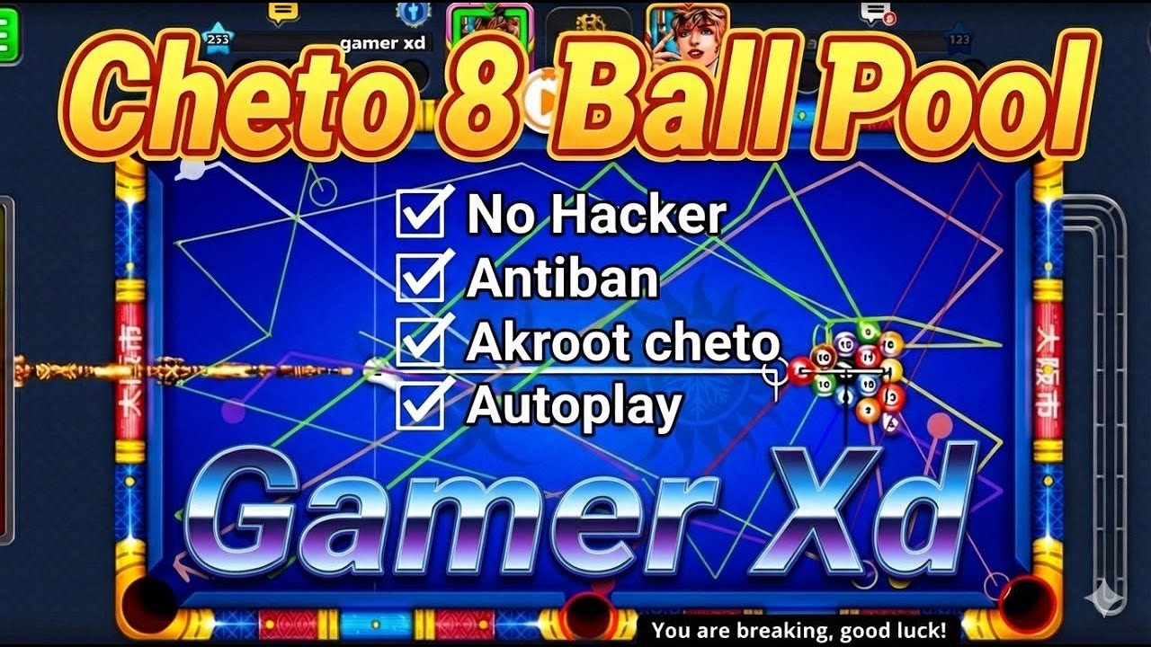 8 ball pool live / akroot fair matching cheto / 8 ball pool cheto @gamerxd