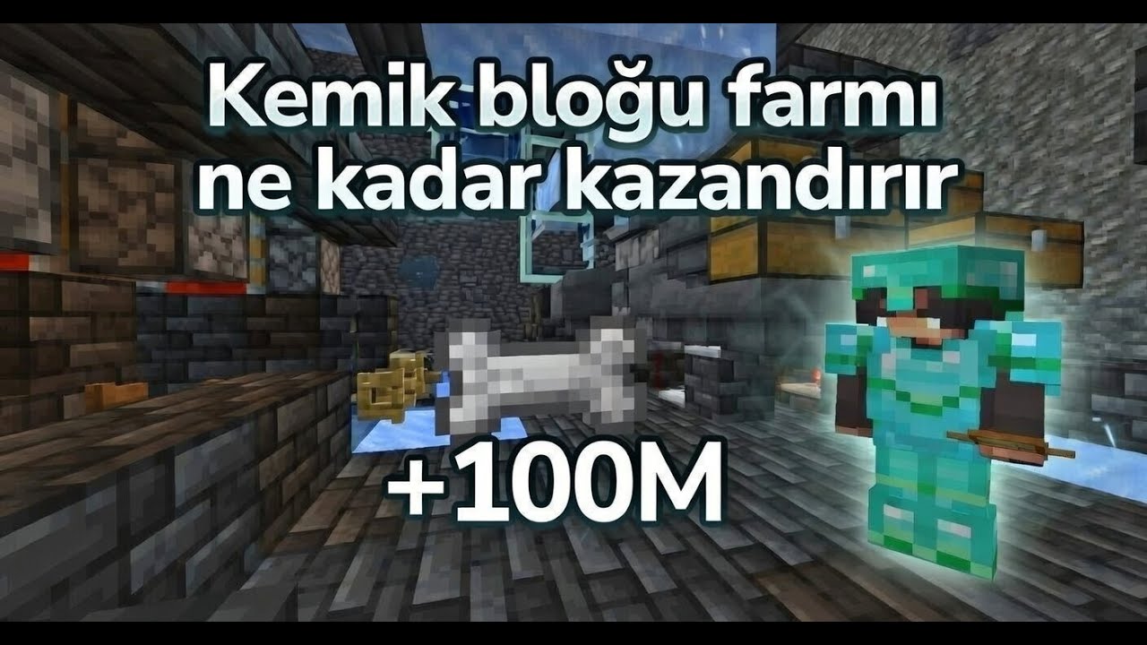 KEMİK BLOĞU FARMI NE KADAR KAZANDIRIYOR #donutsmp