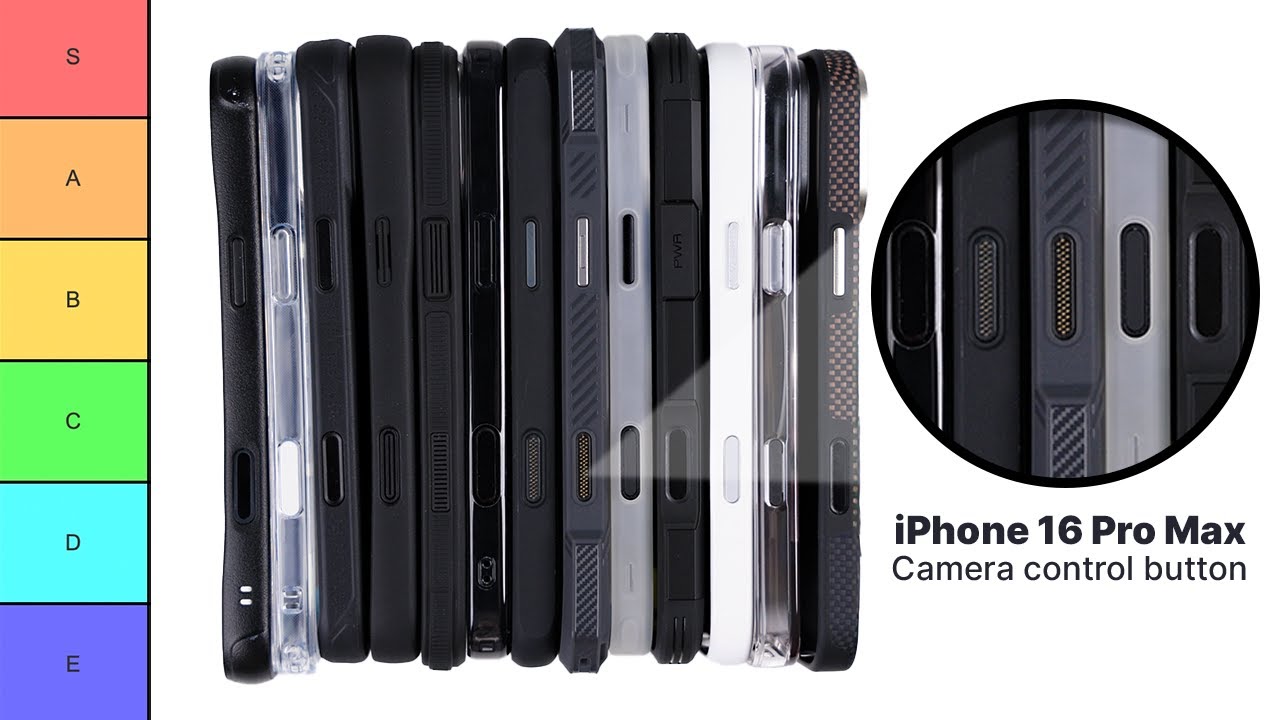 Every iPhone 16 Pro Max Case with Camera Control - A Tier List