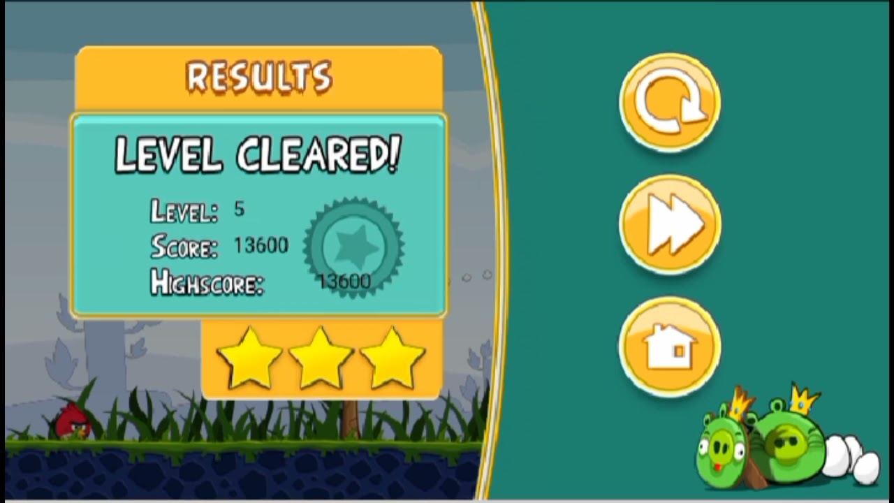 Angry Birds official java version gameplay
