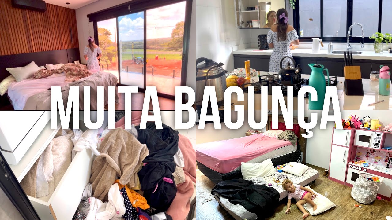07 DIAS SEM FAXINAR A CASA😱 - muita roupa pra lavar - dia de organizar e limpar a casa toda