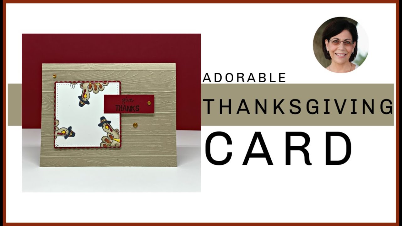 How to Make an Adorable Thanksgiving Card