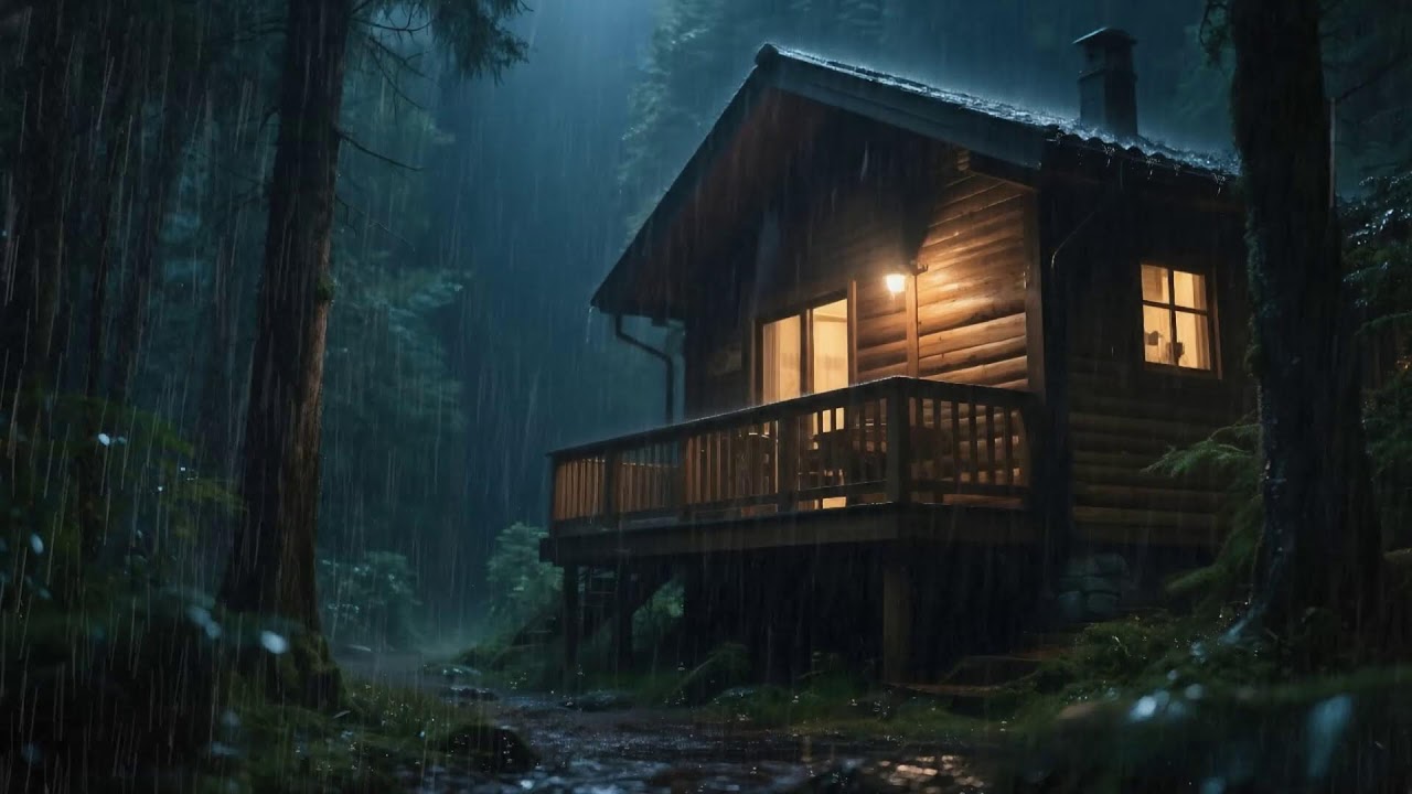 Super Heavy Rain To Sleep Immediately - Rain Sounds for Sleep Peace - 07