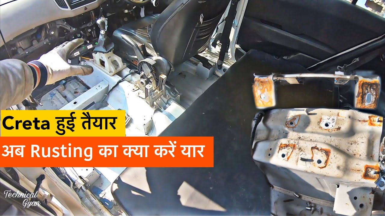 Rusting Solution In Creta || Flood Affected Car Rusting Solution