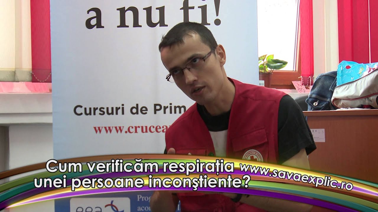 Verificarea respiratiei unei persoane inconstiente