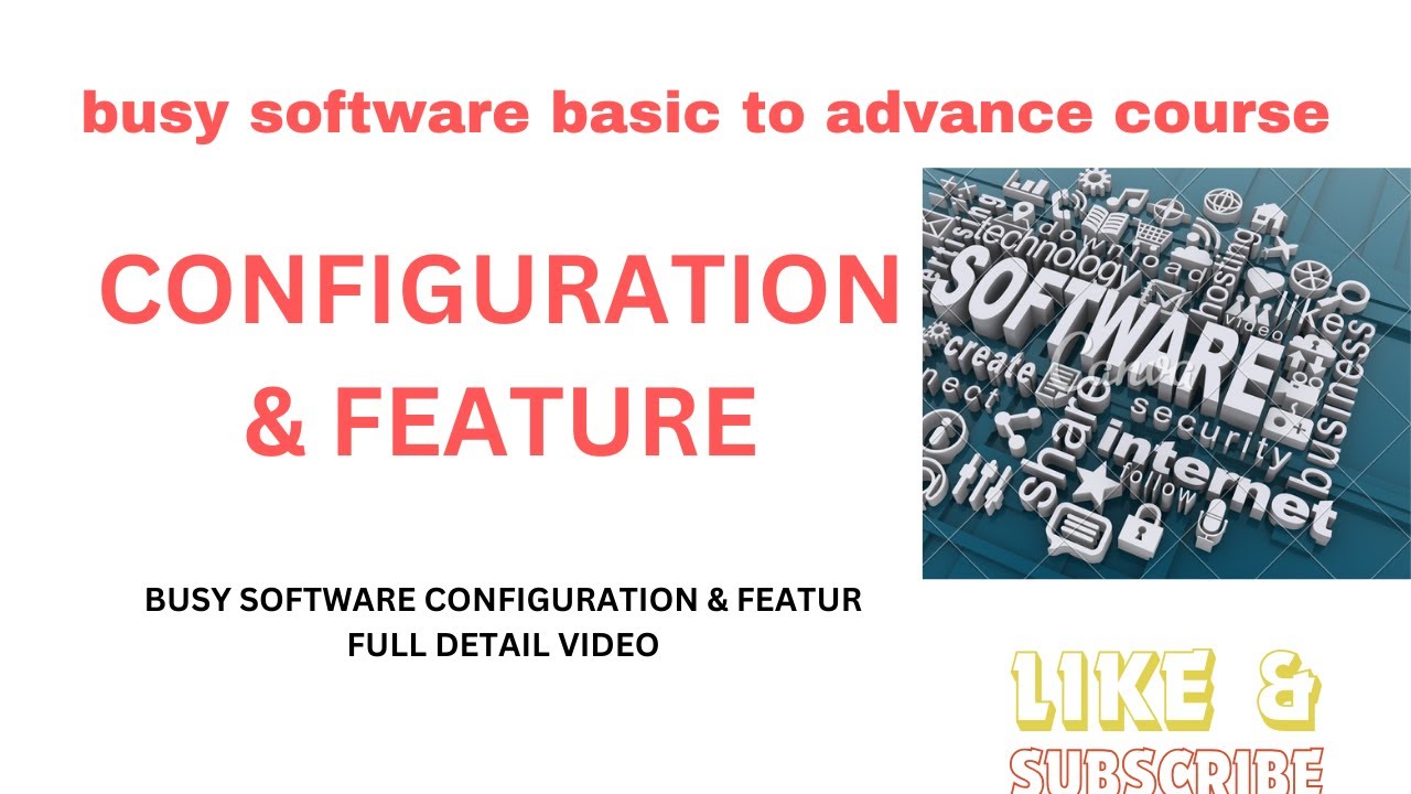 BUSY software configuration ! busy software features and options in hindi ! knowledge in Hindi!