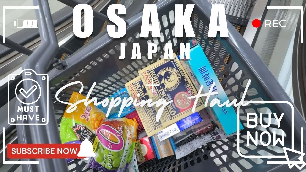 OSAKA JAPAN 2025 | Japan Shopping Haul | Must buy Skincare in Japan | Food and Snacks