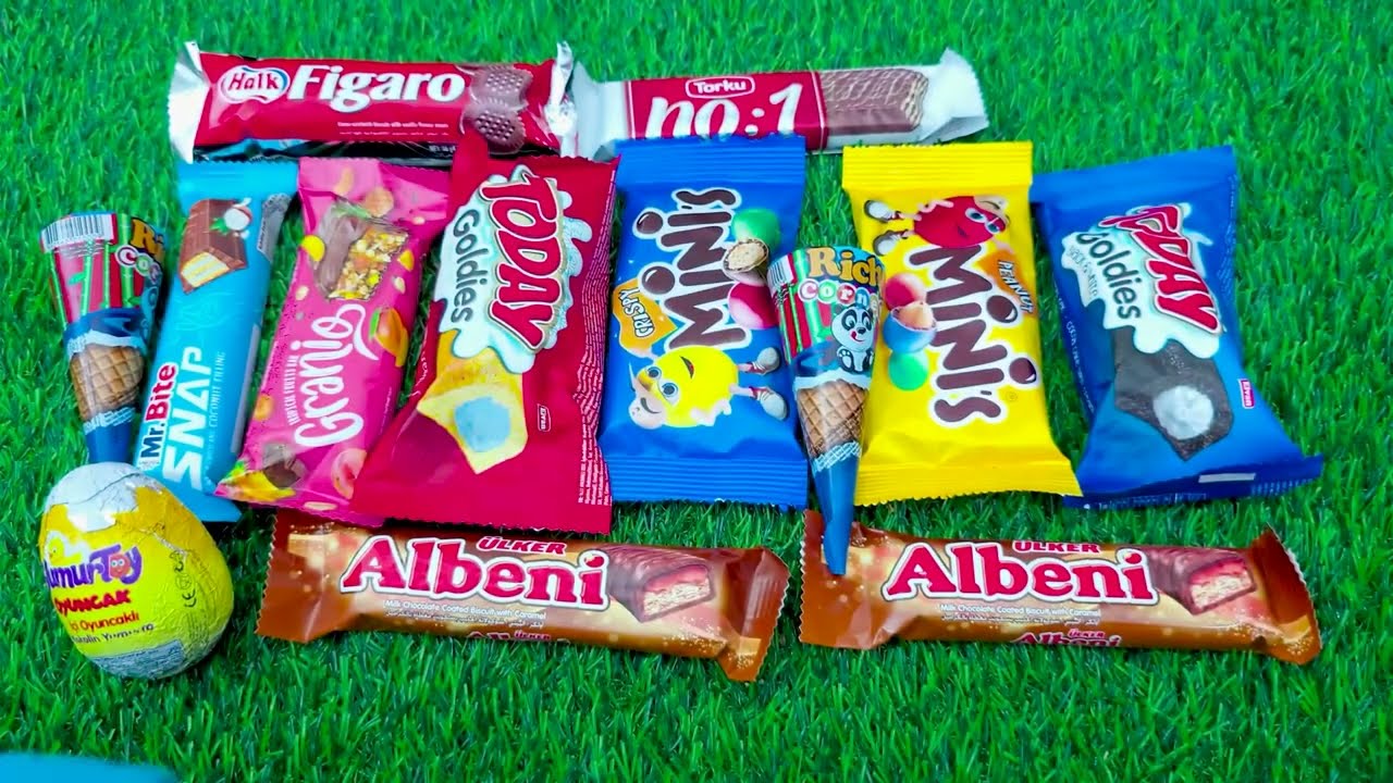 Unboxing Chocolate Candy Mix ASMR | Satisfying Video | Unpacking GIANT lollipops, Sweets and Eggs