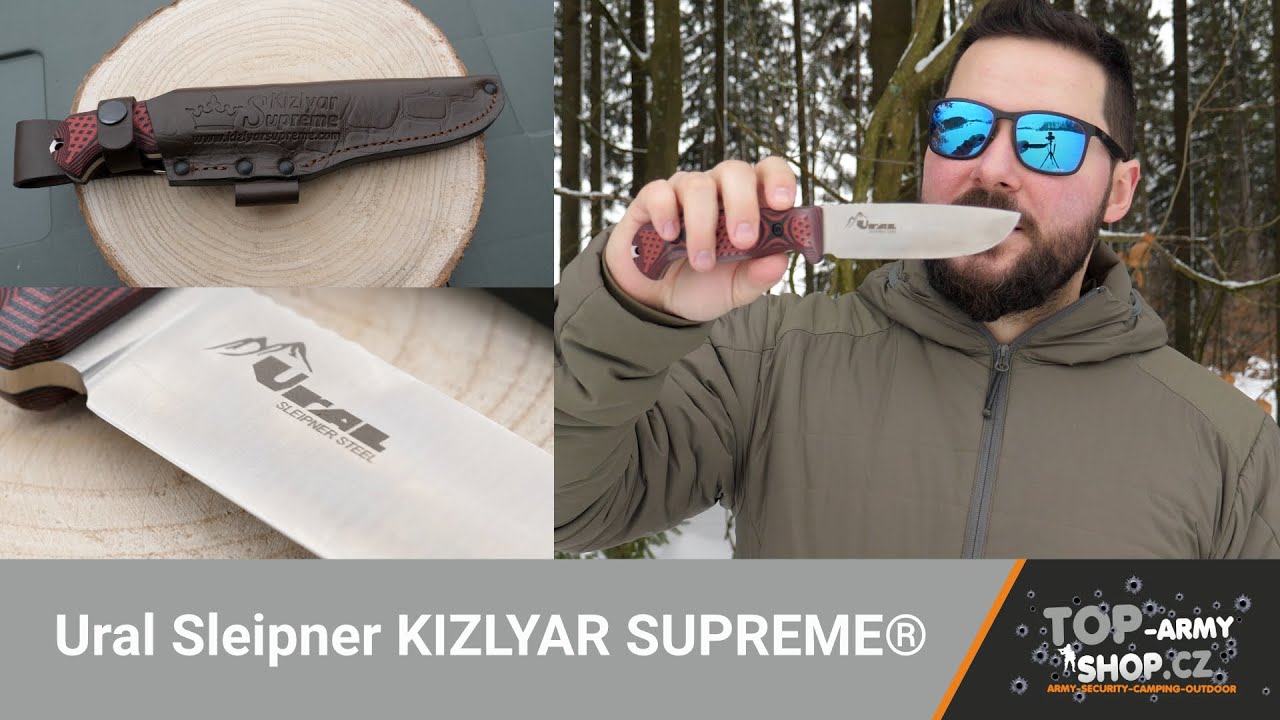 Nůž Ural Sleipner KIZLYAR SUPREME® Super nůž s parádním pouzdrem! Rigad