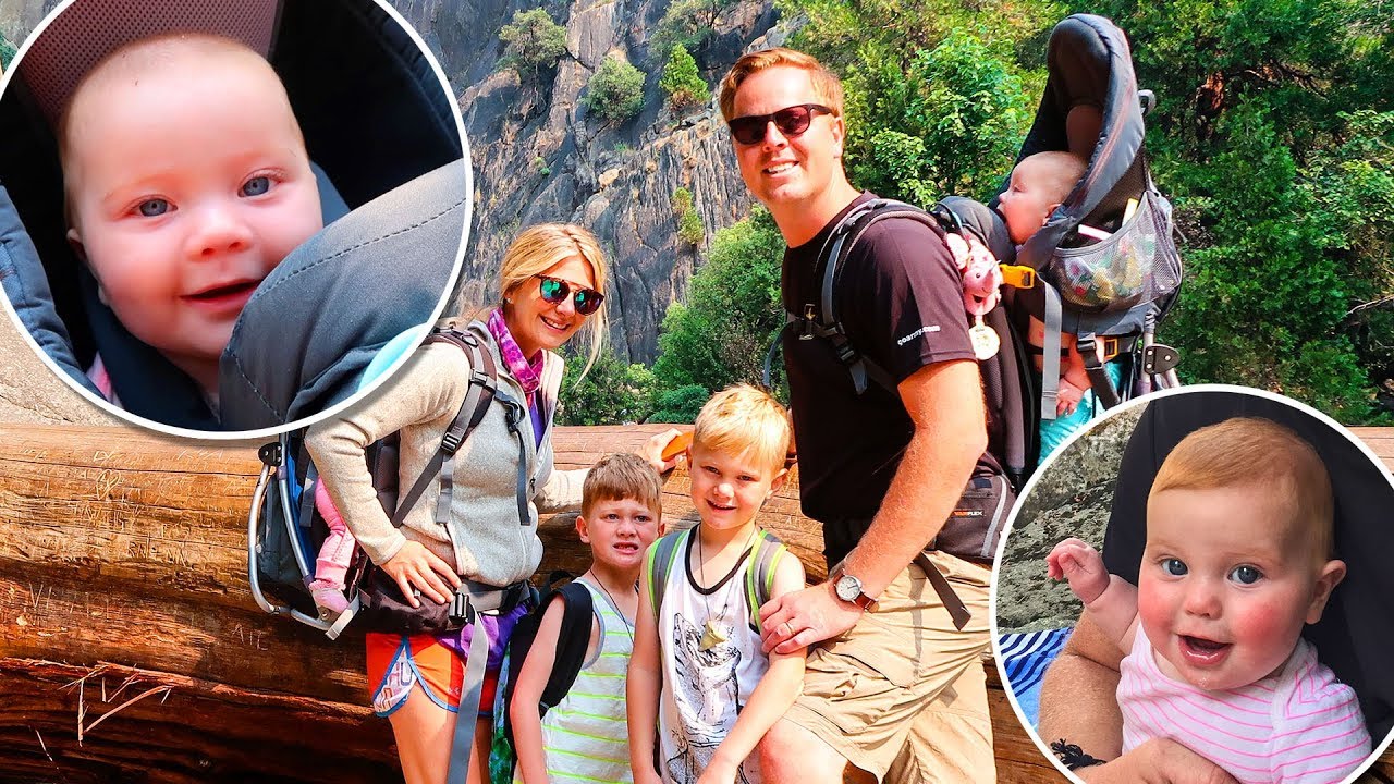 HIKING FOR MILES WITH TWINS! | Yosemite Day 1 🏞