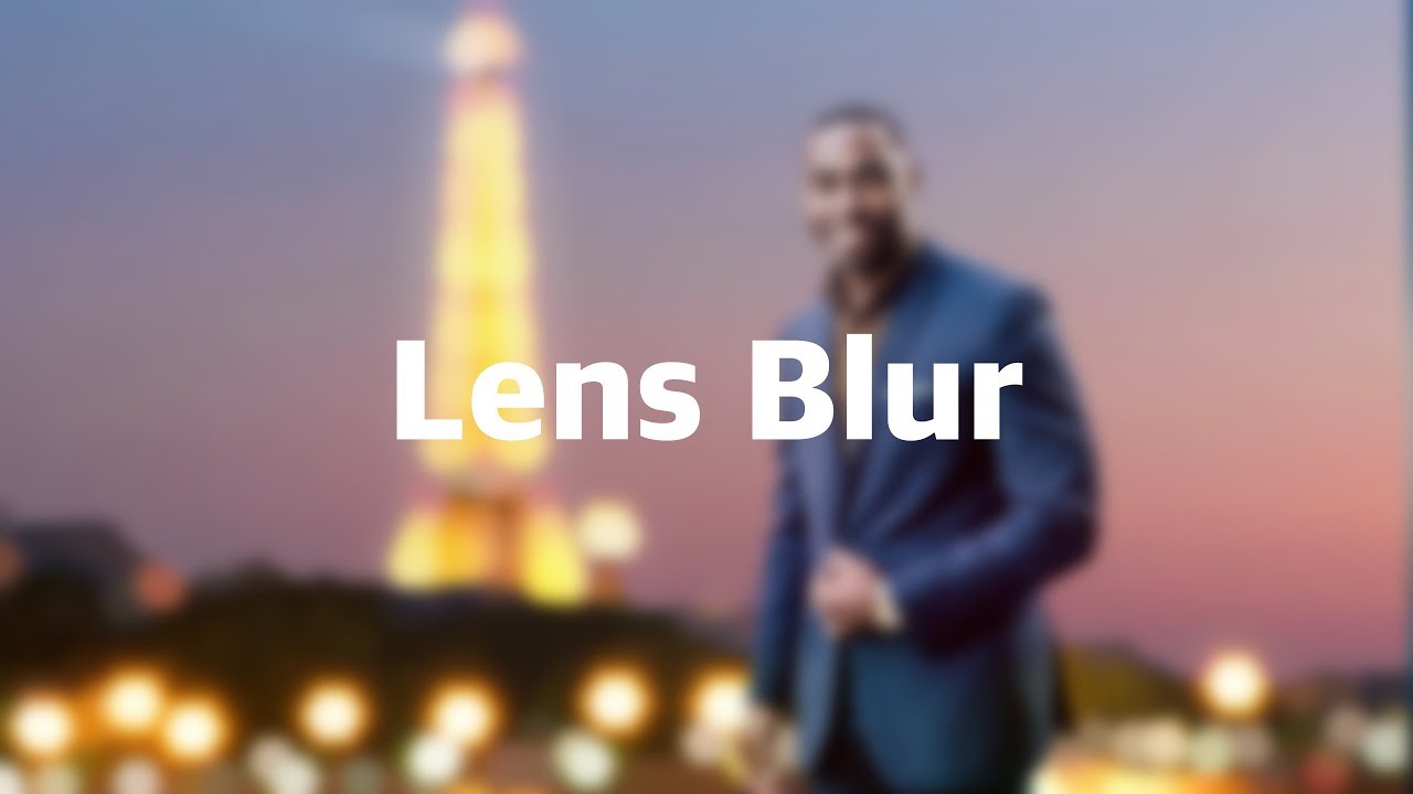 Lens Blur using Superimpose X on iPhone