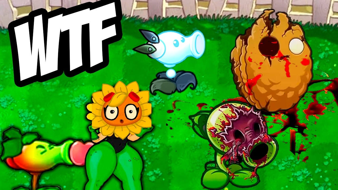 las NUEVAS fusiones de PLANTS VS ZOMBIS son raras xdd