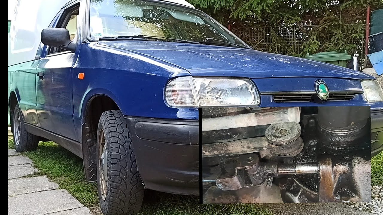 Výměna těsnícího kroužku řadící tyče převodovky Škoda Felicia