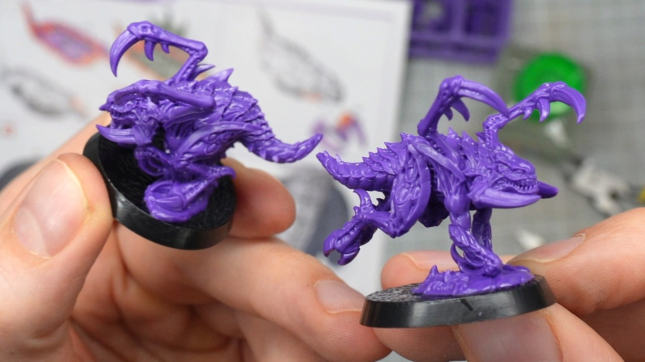 Building 4 ZERGLINGS for the StarCraft Tabletop Game