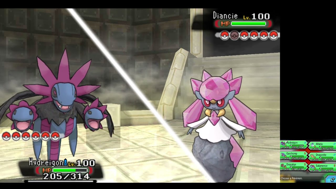 Pokemon Rutile Ruby - Champion Steven (Rematch) - Dragon Monotype