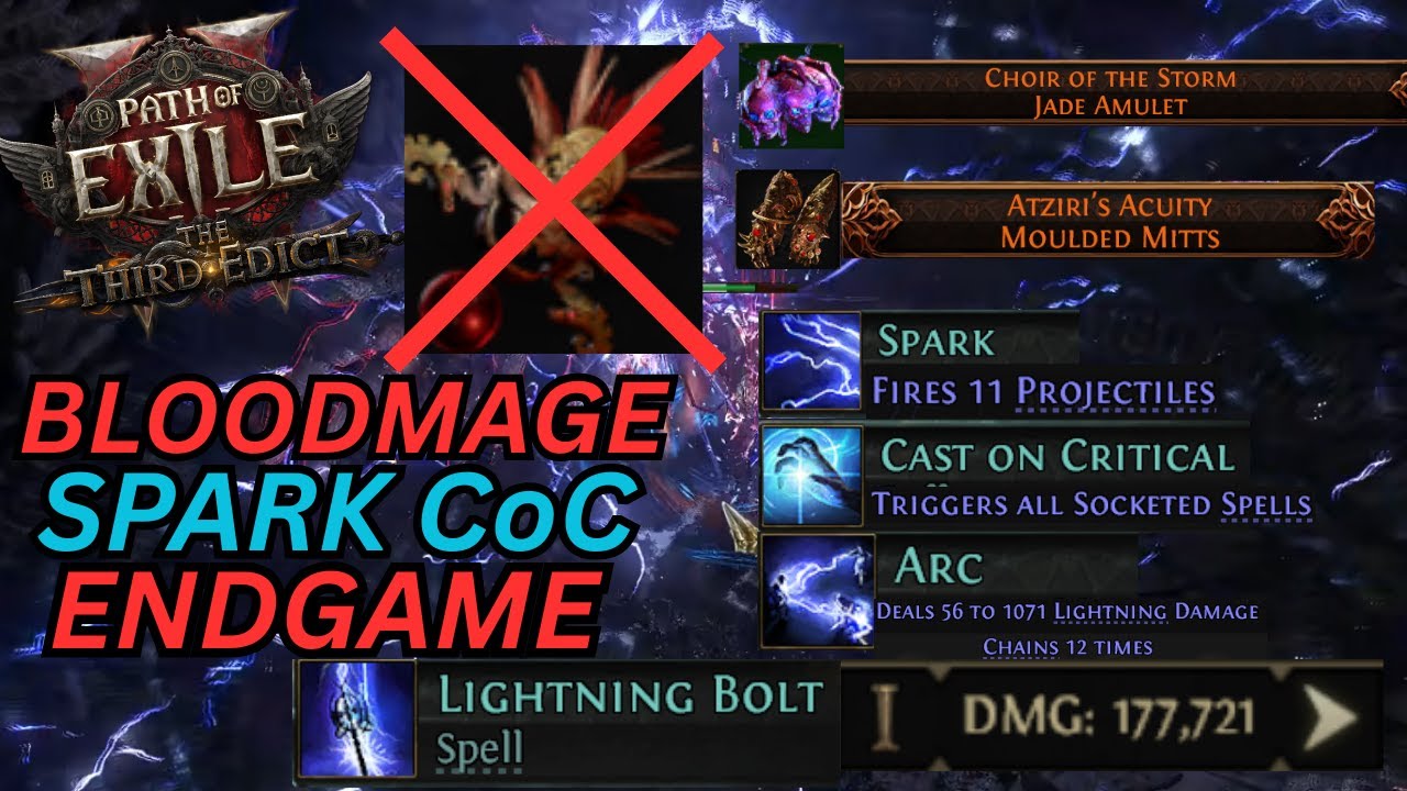 [PoE2 0.3] Spark Bloodmage CoC &ndash; Руководство по сборке ENDGAME