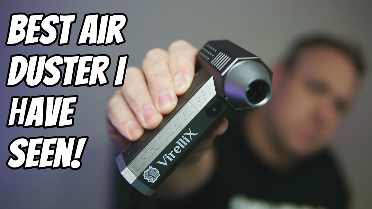 Это лучший портативный пылесос Air Duster, который я видел! Ручной воздуходув Virellix