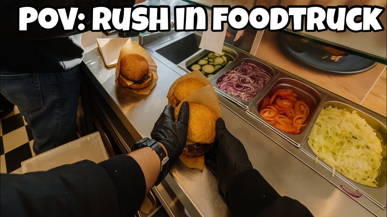 Pov : Making 100+ Burger in Foodtruck 🍔🍟/Target to 1k subscribers 🙏