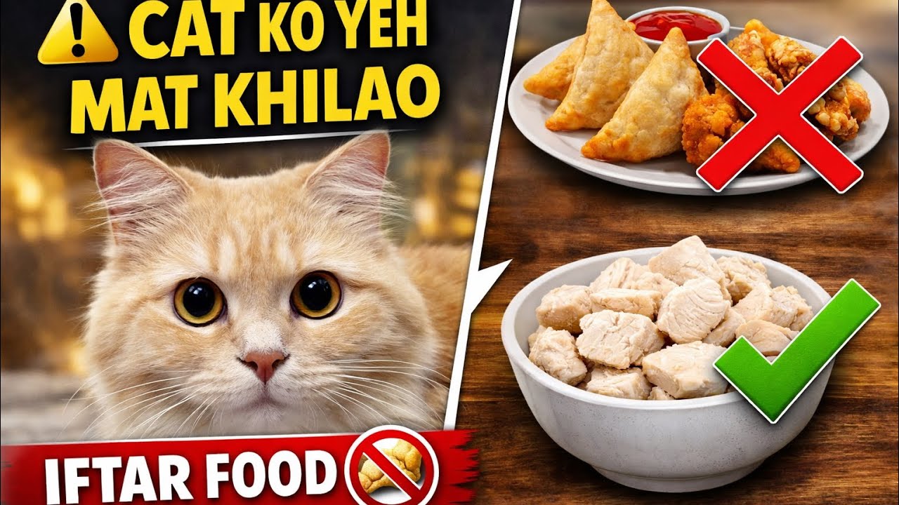 STOP! ⚠️ Iftar Mein Apni Cat Ko Yeh Food Kabhi Mat Dena | Ramadan Cat Care