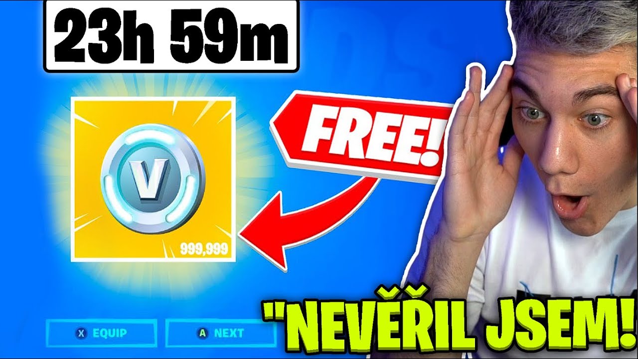 24 HODIN SE SNAŽÍM ZÍSKAT V-BUCKS ZDARMA!!!