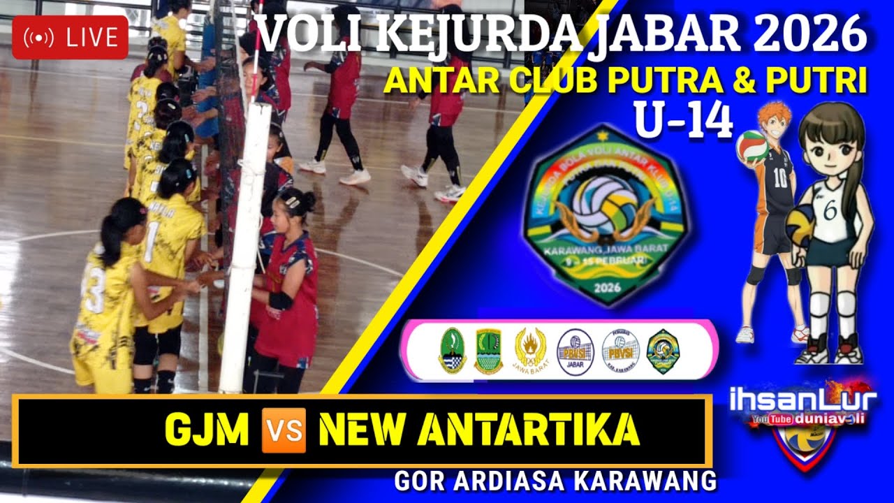 LIVE KEJURDA JABAR 2026 GJM 🆚 NEW ANTARTIKA VOLI | KARAWANG