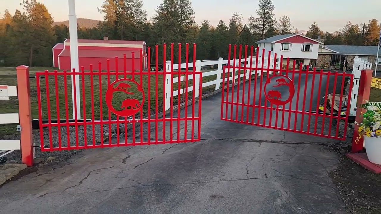 Custom Ornamental Gate with Automatic opener arms