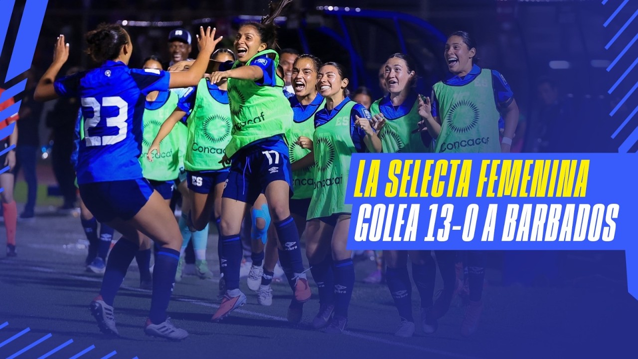 ¡GOLEADA MONUMENTAL! La Selecta Femenina aplasta 13-0 a Barbados ante un estadio lleno