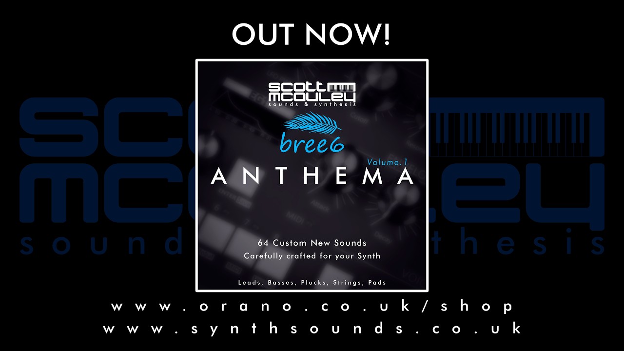 GS Music - Bree 6 - Anthema Volume 1 - Video 1 of 2 - Patches 001 to 032 #customsound #bree6 #sounds