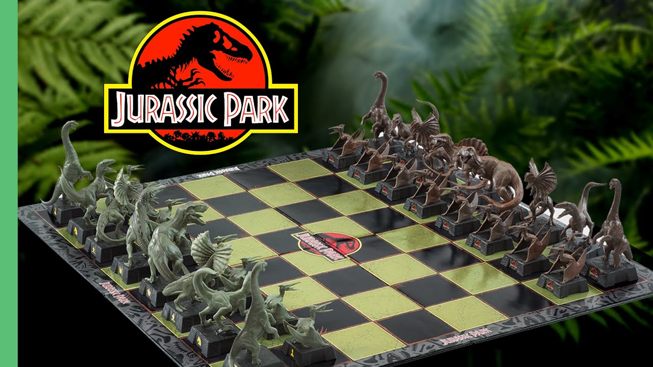 Jurassic Park Chess Set Unboxing Noble Collection