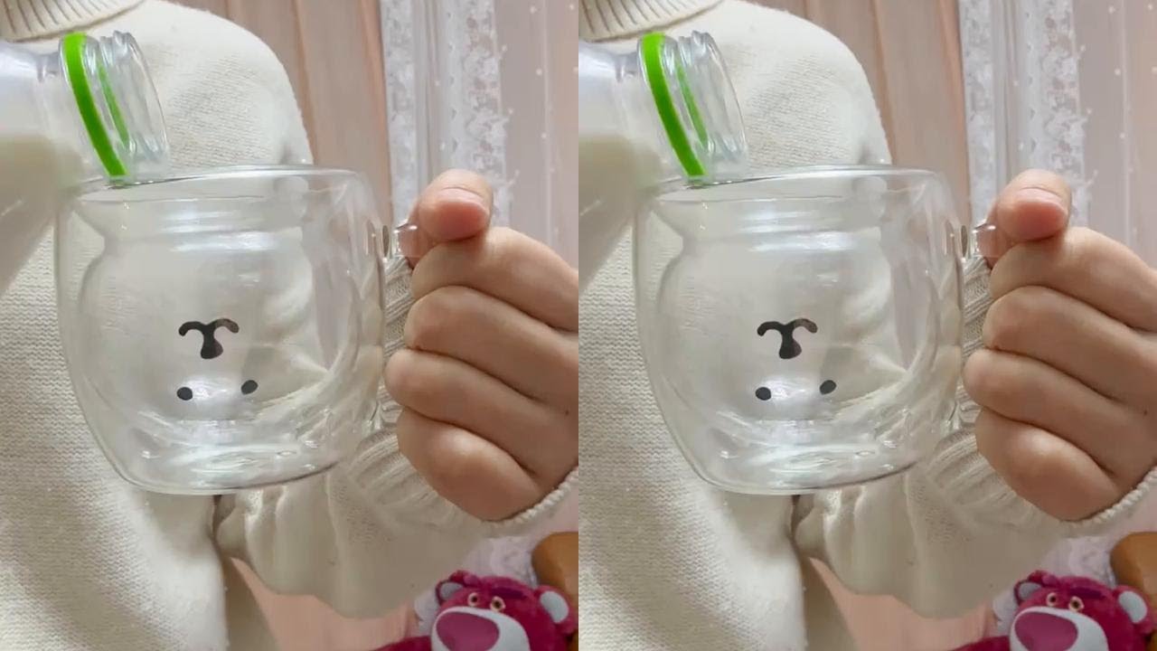 Every time you pour a glass of milk, a self-deprecating bear is born.