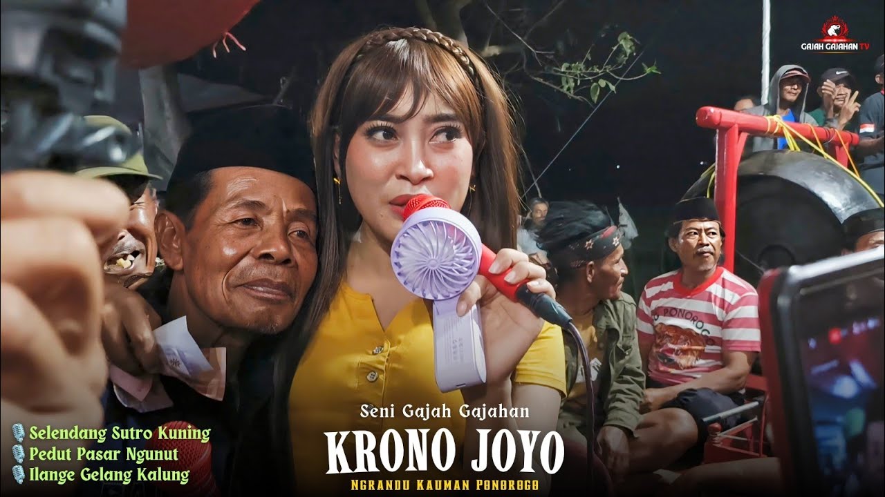 GAJAH KRONO JOYO MENGGOYANG DESA NGRANDU ©2025🔸 Slendang Sutro Kuning _ Pedut Pasar Ngunut _ Ilange 
