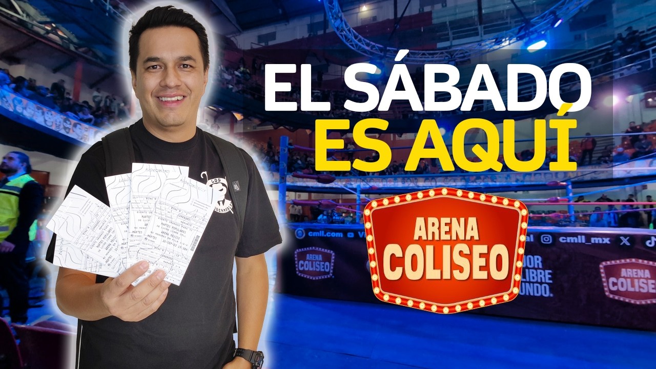 Lucha libre en s&aacute;bado CDMX: Es en la Arena Coliseo (Gu&iacute;a 2026)
