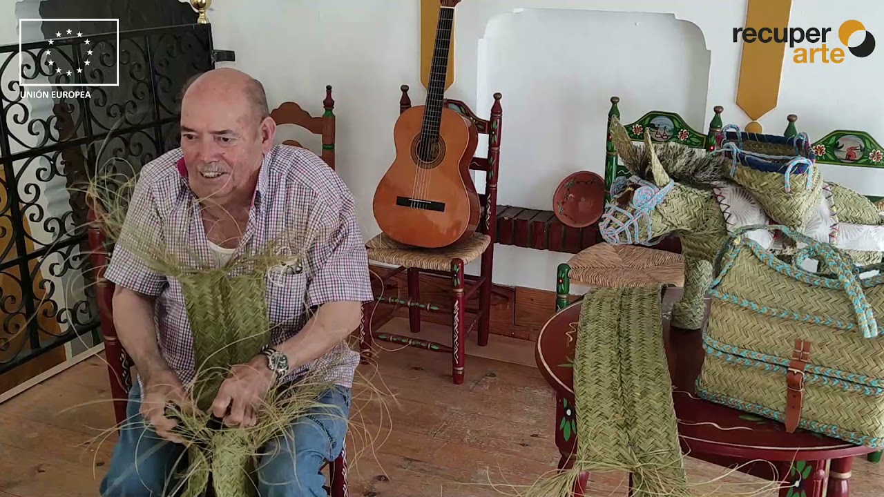 RecuperArte Valle Abdalajís video de ANNRED con Francisco Ruíz, esparto