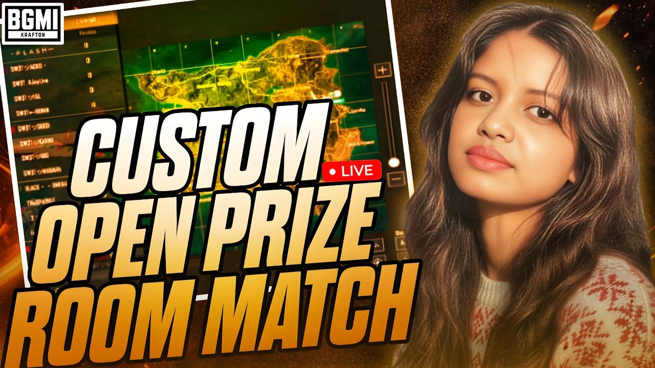 OPEN PRIZE ROOM MATCH❤️‍🔥-CHIQUITA ELITE BATTLE #tamilgirlgamer #bgmi #chiquitaliayt #commentaryakka