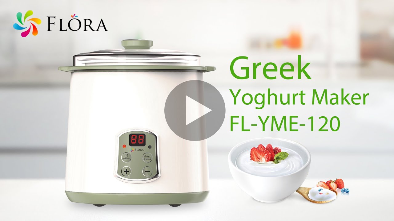 Flora Yoghurt Maker FL-YME-120 Making Yoghurt