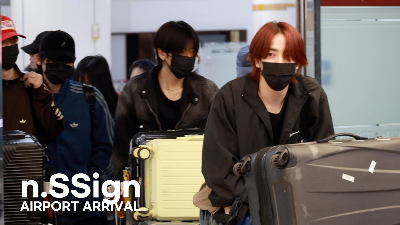 [4K] 엔싸인(nSSign) 김포공항 입국 | n.SSign Airport Arrival