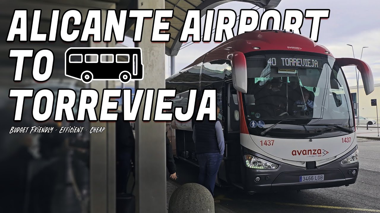 Как и где сесть на автобус Torrevieja из аэропорта Аликанте