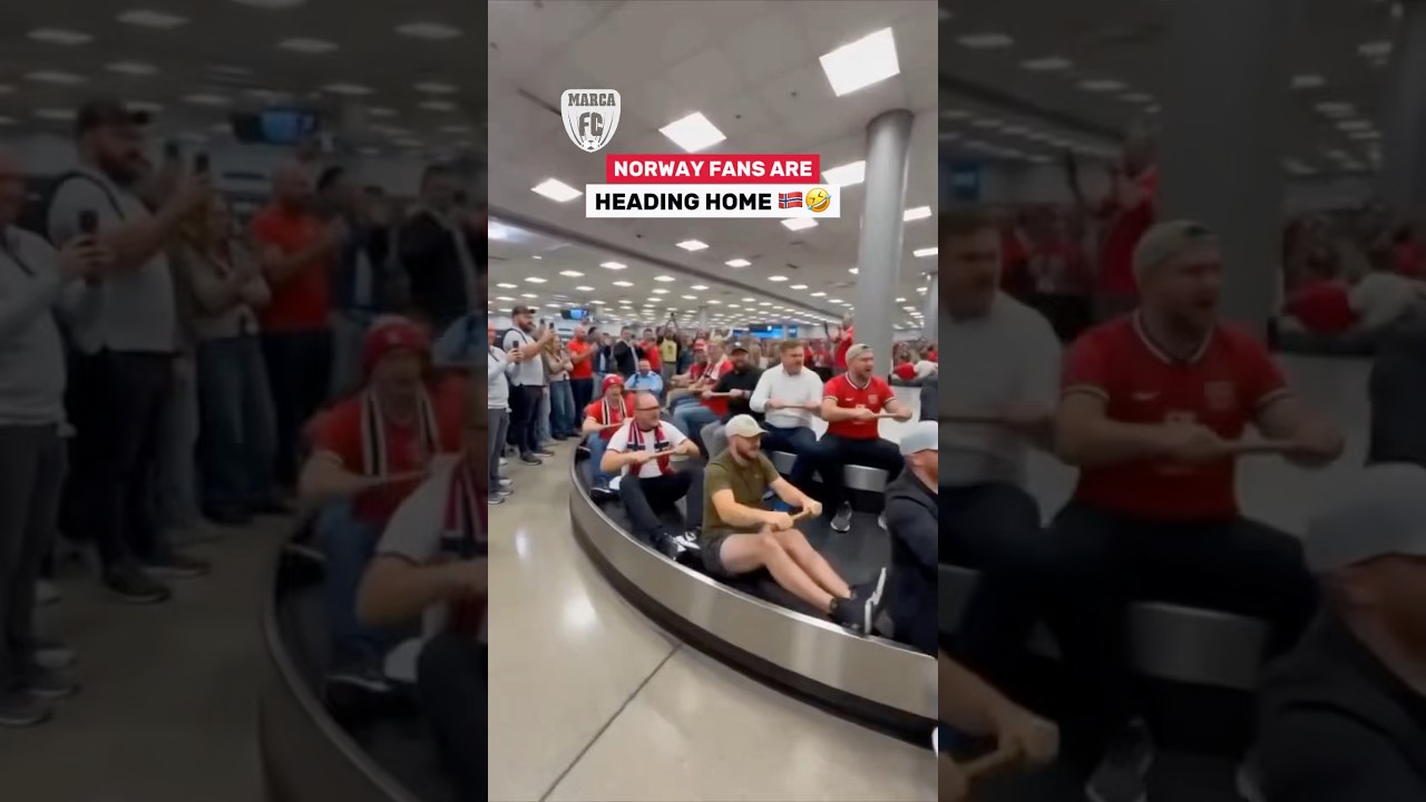 NORWAY FANS ARE HEADING HOME 🇳🇴🤣#Norway #ErlingHaaland #WorldCup2026 #Football #Viral