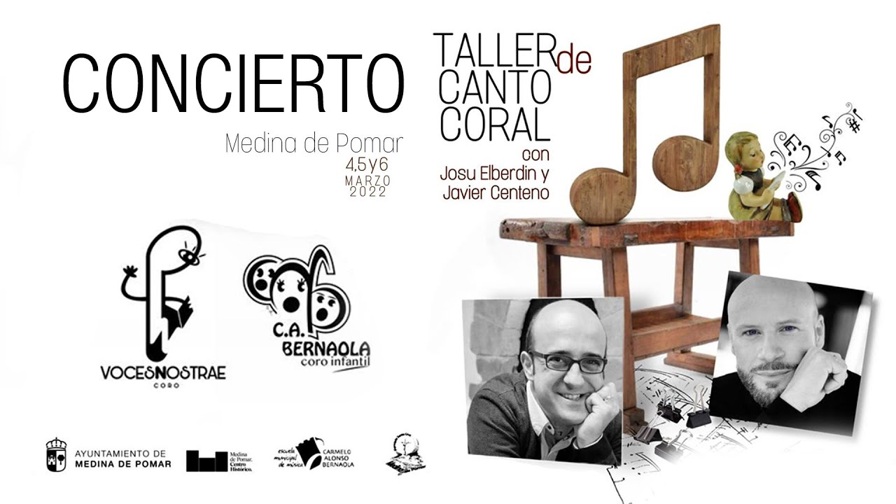 CONCIERTO Taller coral con Javier Centeno y Josu Elberdin 2022